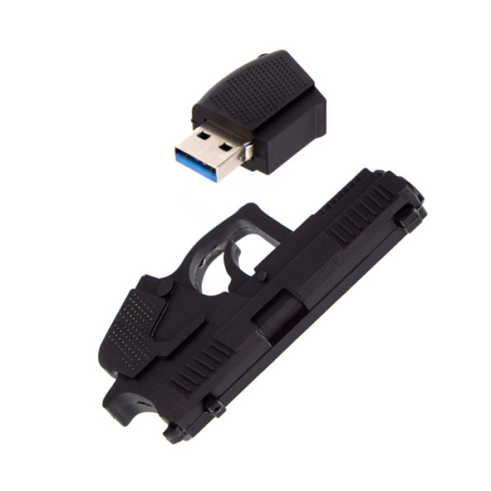 USB флеш накопичувач ColorWay Pistol 32 GB 3.0 Black (CW-USBPL32)