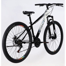 Велосипед Space 29" MARS DD FR рама-16" ST 2026 чорний з білим (OPS-SP-29-154)