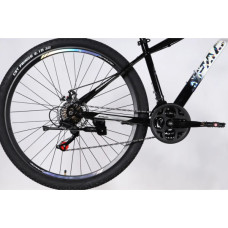 Велосипед Space 29" MARS DD FR рама-16" ST 2026 чорний з білим (OPS-SP-29-154)