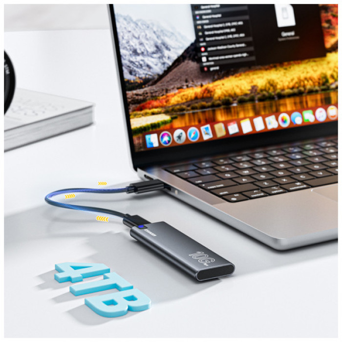 Кишеня зовнішня Essager SSD M.2 Navy Dual Protocols Hard Drive (EYPSN-XJ0G-Z)