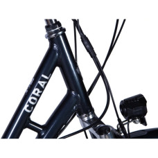 Електровелосипед Dorozhnik 28" eCORAL DD FR рама-19" 48B 13А*г 500Вт 2026 темно-сірий (ELB-D-28-114)