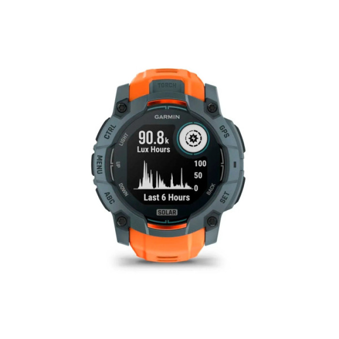 Смарт-годинник Garmin Instinct 3, 50mm, Solar, Twilight Bezel w/Solstice Band, GPS (010-02935-01)
