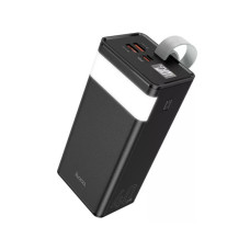 Батарея універсальна HOCO 40000mAh Powermaster PD/20W, QC/22.5W, Lamp, Black (J86 / 714737)