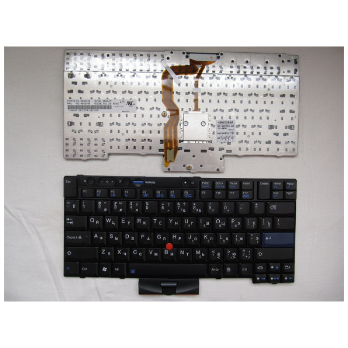 Клавіатура ноутбука Lenovo ThinkPad T400S/T410/X220/T420/T510/W510 Series черная UA (A43705)