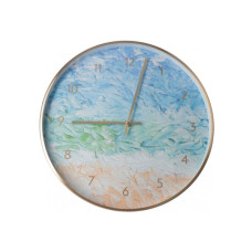 Настінний годинник Optima Sea металевий, блакитний (O52094)