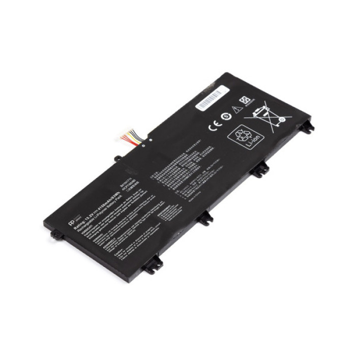 Акумулятор до ноутбука ASUS B41N1711-4S1P 15.2V 4150mAh PowerPlant (NB431670)