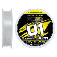 Флюорокарбон Favorite U1 FC 30m 10/0.52mm 37.2lb/16.86kg (1693.12.21)