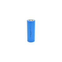 Акумулятор 26650 3300mAh, LiFePO4, FlatTop, 3.2V, Blue Vipow (IFR26650-3300mAhFT / 31075)