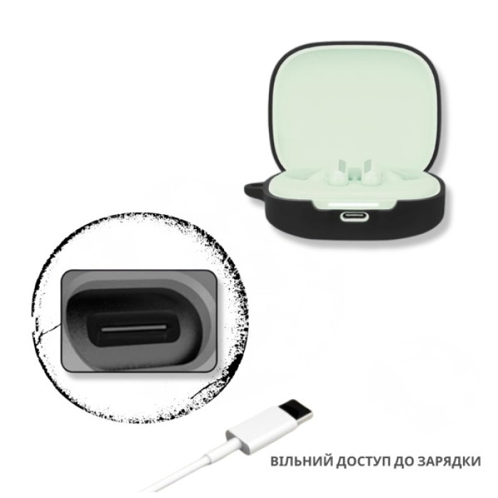 Чохол для навушників BeCover для Xiaomi Redmi Buds 7s Black (714817)