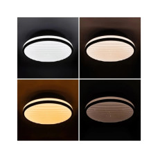 Світильник Vestum GRILL зоряне небо 72W 3000К- 6500К 5600Lm з пультом срібний (VS-81023)