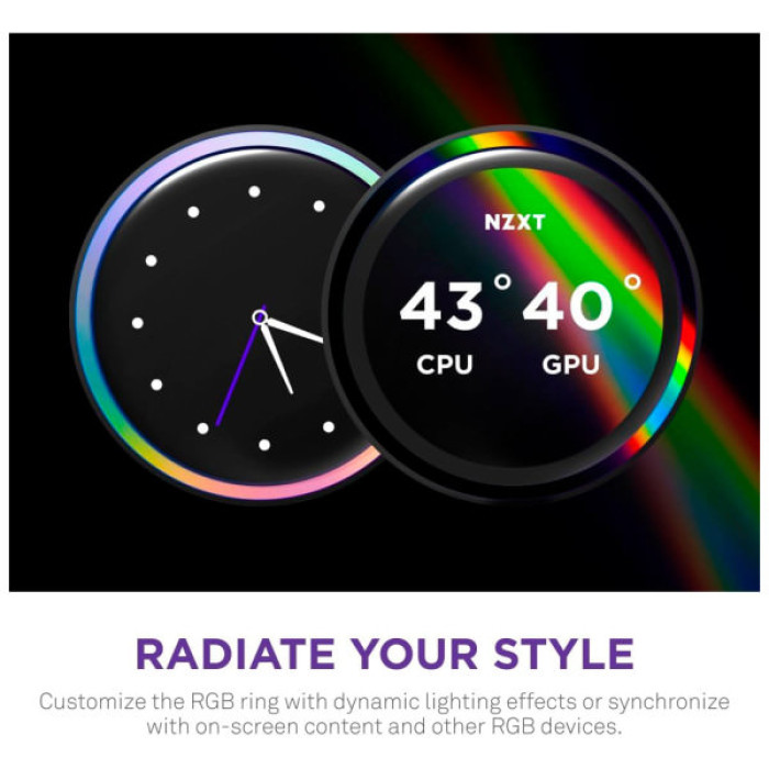 Система рідинного охолодження NZXT Kraken Elite RGB 240mm AIO (RL-KR24E-W2)