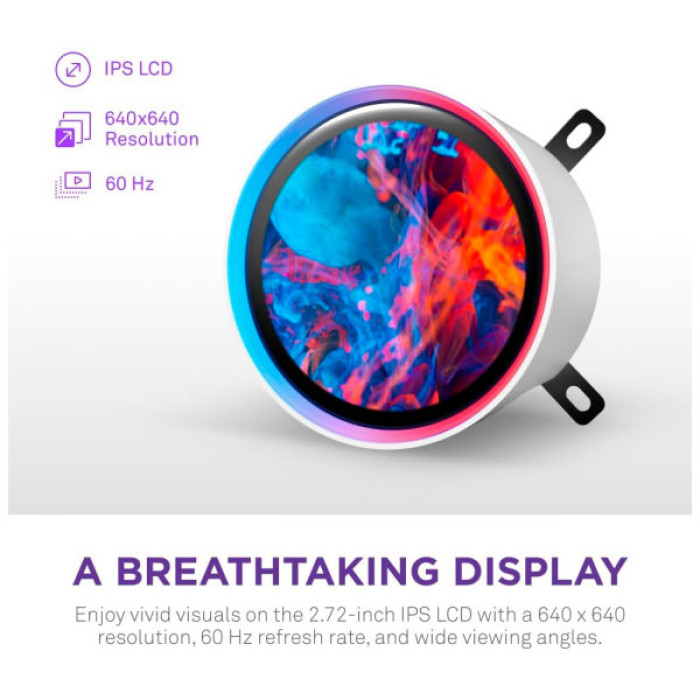 Система рідинного охолодження NZXT Kraken Elite RGB 240mm AIO (RL-KR24E-W2)