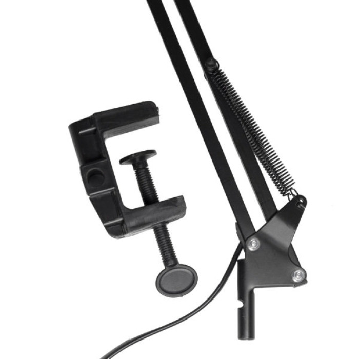 Настільна лампа Євросвітло Ridy-027 E27 зі струбциною чорна