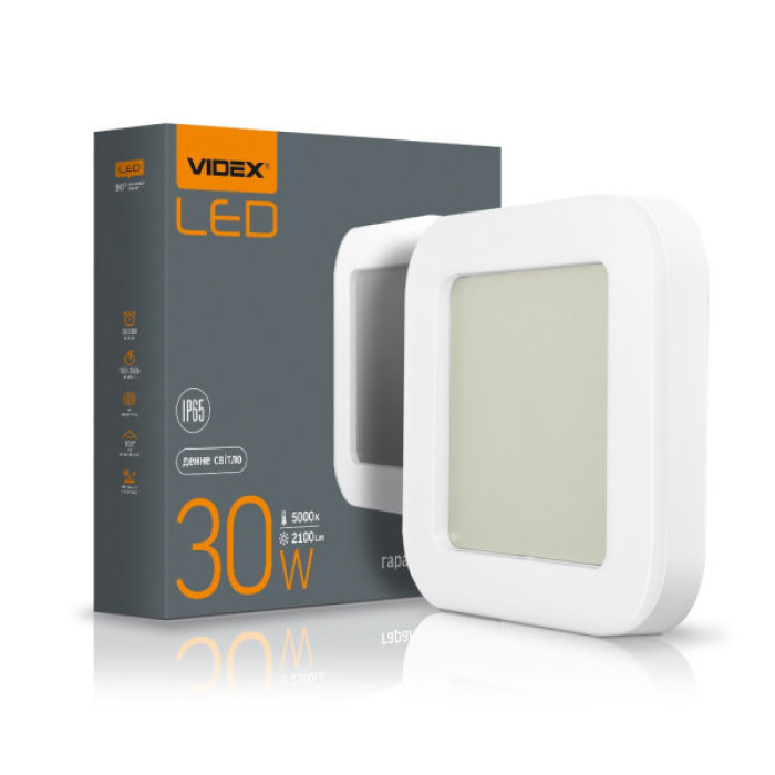 Світильник Videx LED ART IP65 30W 5000K 220V (VL-BHFS-305)