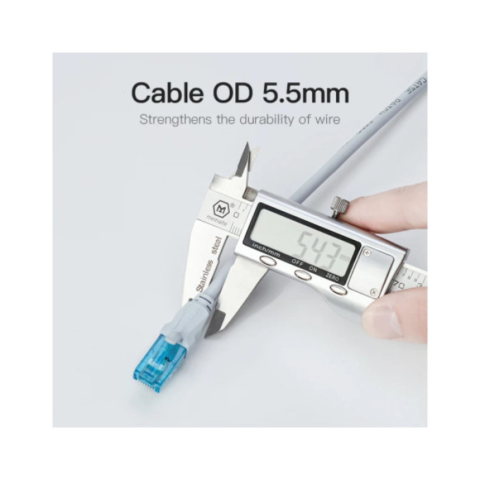 Патч-корд 3м, RJ-45 cat 5e UTP blue Vention (VAP-A10-S300)