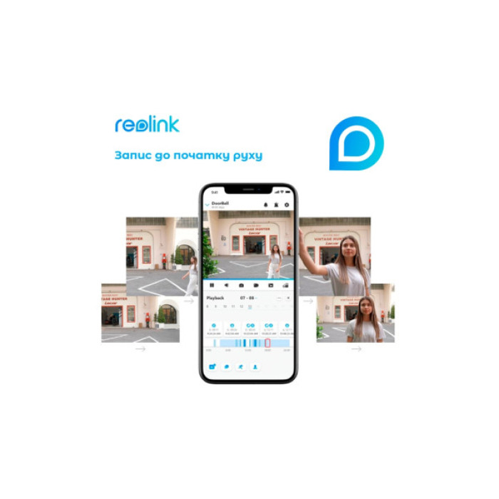 Дверний дзвінок Reolink Video Doorbell WiFi (D340W)