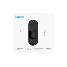 Дверний дзвінок Reolink Video Doorbell WiFi (D340W)