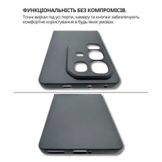 Чохол до мобільного телефона BeCover Silicone Infinix Note 50 4G (X6858) Black (714668)