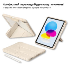 Чохол до планшета BeCover Rugged Origami Transparent Apple iPad 10.9" (2022/2024) / iPad (A16) 2025 11" Beige (714970)