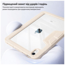 Чохол до планшета BeCover Rugged Origami Transparent Apple iPad 10.9" (2022/2024) / iPad (A16) 2025 11" Beige (714970)