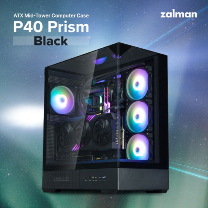 Корпус Zalman P40 Prism (P40PRISMBLACK)