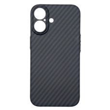 Чохол до мобільного телефона BeCover FIBRA Carbonite MagSafe Apple iPhone 17 Black (715406)