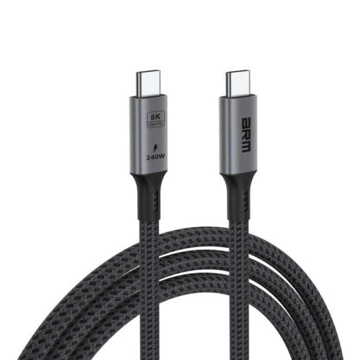 Дата кабель USB-C to USB-C 1.0m USB4 40Gbps 240W 8K60Hz black Armorstandart (ARM81921)
