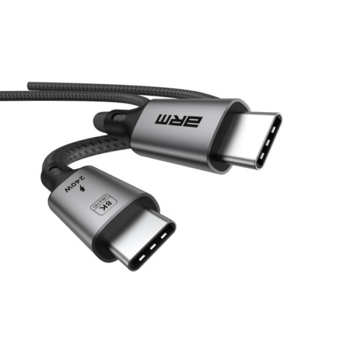 Дата кабель USB-C to USB-C 1.0m USB4 40Gbps 240W 8K60Hz black Armorstandart (ARM81921)