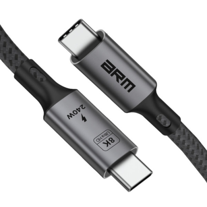 Дата кабель USB-C to USB-C 1.0m USB4 40Gbps 240W 8K60Hz black Armorstandart (ARM81921)