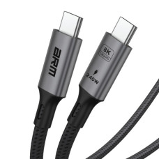 Дата кабель USB-C to USB-C 1.0m USB4 40Gbps 240W 8K60Hz black Armorstandart (ARM81921)
