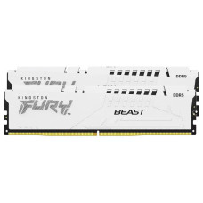 Модуль пам'яті для комп'ютера DDR5 64GB (2x32GB) 5600 MHz FURY Beast White Kingston Fury (ex.HyperX) (KF556C40BWK2-64)