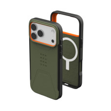 Чохол до мобільного телефона UAG iPhone 17 Pro Max Civilian MagSafe Olive/Orange (114546117297)