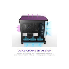 Корпус NZXT H9 Flow Dual-Chamber All Black (CM-H92FB-01)