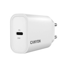 Зарядний пристрій Canyon 30CL OnCharge USB-C PD30W White (CNE-CHA30CLW)