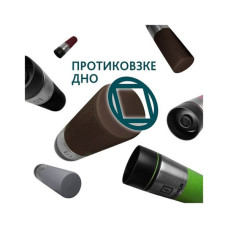 Термокружка Tavialo + 2 ущільнювальних кільця 420 мл Коричневий (190420112)