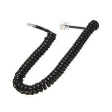 Кабель телефонний Atcom телефонный спиральный 2м RJ9 (17373)