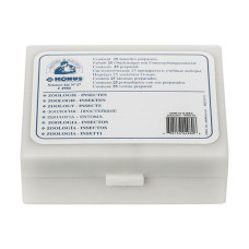 Набір мікропрепаратів Konus Загальна Біологія Зоологія, безхребетні і комахи 25 шт (4977)