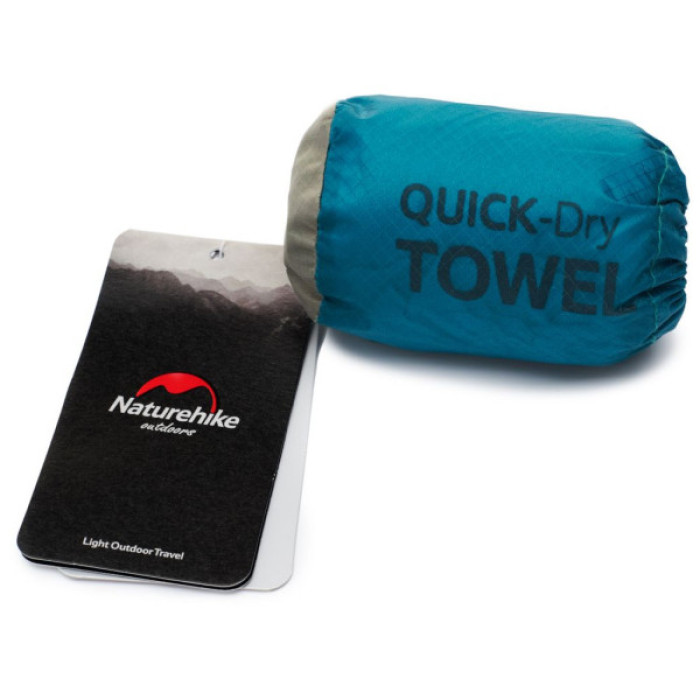 Туристичний рушник Naturehike MJ01 Ultralight NH19Y001-J 80 см х 40 см смарагдовий (6927595735824)
