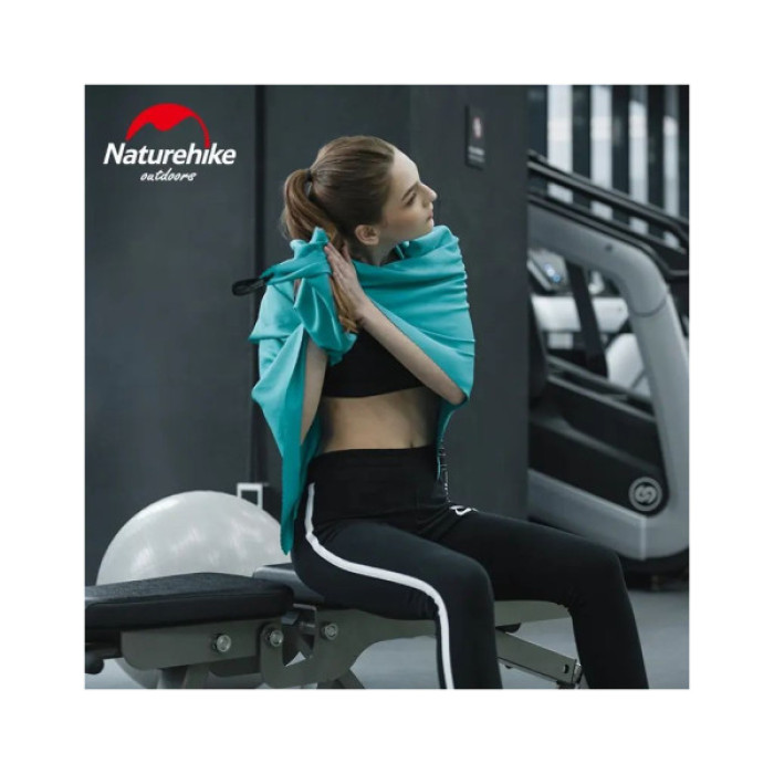 Туристичний рушник Naturehike MJ01 Ultralight NH19Y001-J 80 см х 40 см смарагдовий (6927595735824)