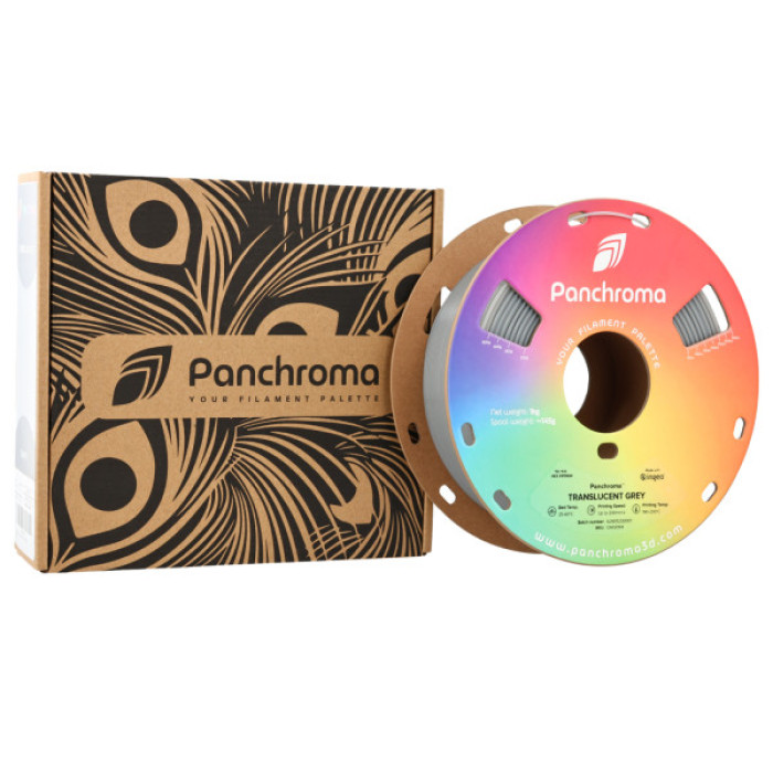 Пластик для 3D-принтера Polymaker PLA PANCHROMA TRANSLUCENT 1,75mm 1kg GREY (CA02004)