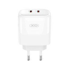 Зарядний пристрій XO L140 35W 2xUSB-C PD White (L140_White)