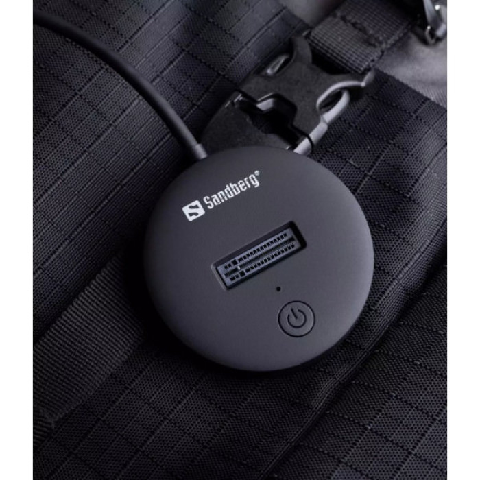 Док-станція для накопичувачів Sandberg USB3.2 Type-C toSSD M.2 NVMe M Key (136-47)