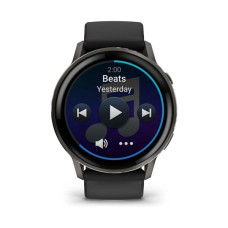 Смарт-годинник Garmin Venu 4 (45mm), Black w/ Slate + Black, GPS смарт-годинник (010-03014-00)