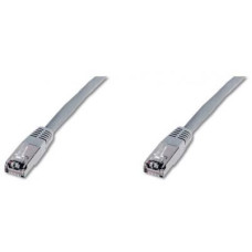 Патч-корд Digitus 0.5м, cat.5e, SF-UTP, AWG 26/7, gray (DK-1531-005)