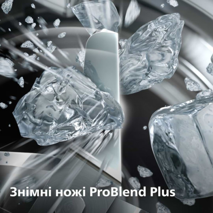 Блендер Philips стаціонарний Series 5000, 1200Вт, чаша-2000мл, скло, склянка в ко (HR3041/00)