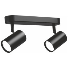 Світильник точковий Videx під лампу 2xGU10 накладний поворотний (VL-SPF05B-BPB)