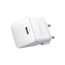 Зарядний пристрій Baseus Palm Fast Charger 1C 30W + Cable 1.0m Type-C 60W white (P10111605213-01)