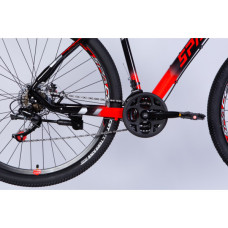 Велосипед Space 29" MERCURY DD FR рама-20" AL 2026 чорно-червоний (OPS-SP-29-178)