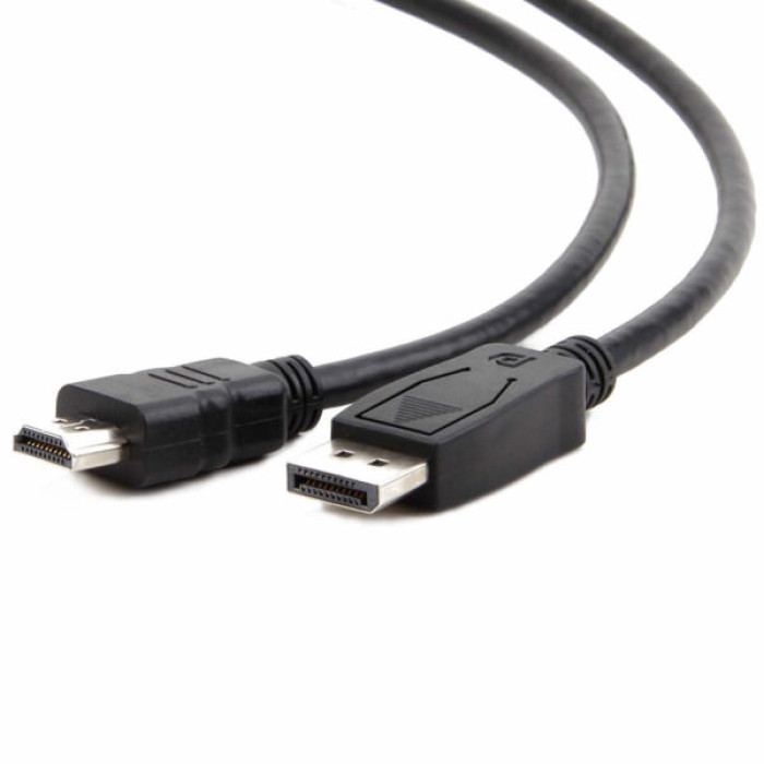 Кабель мультимедійний DisplayPort M to HDMI M 1.0m Cablexpert (CC-DP-HDMI-1M)