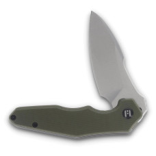 Ніж Hightron Mini Ventura, D2, G10, зелений, сталевий stonewash клинок (HK05GRNS)